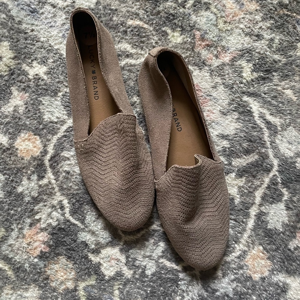 Lucky Brand Suede Flats